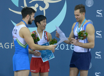 Bakıda idman gimnastikası üzrə Dünya Kubokunda ilk qaliblərin mükafatlandırma mərasimi keçirilib. Azərbaycan, 21 fevral, 2016